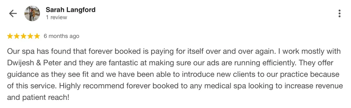 Customer review
