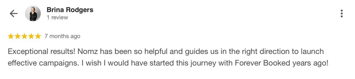 Customer review
