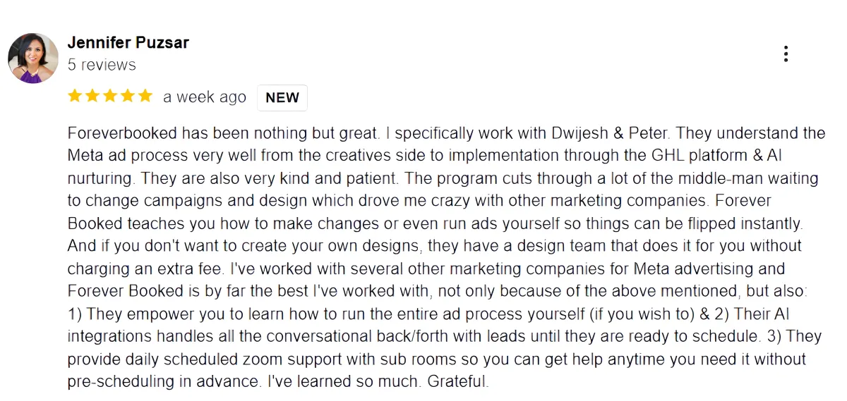 Customer review
