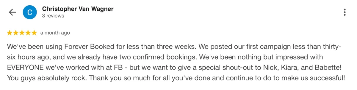 Customer review